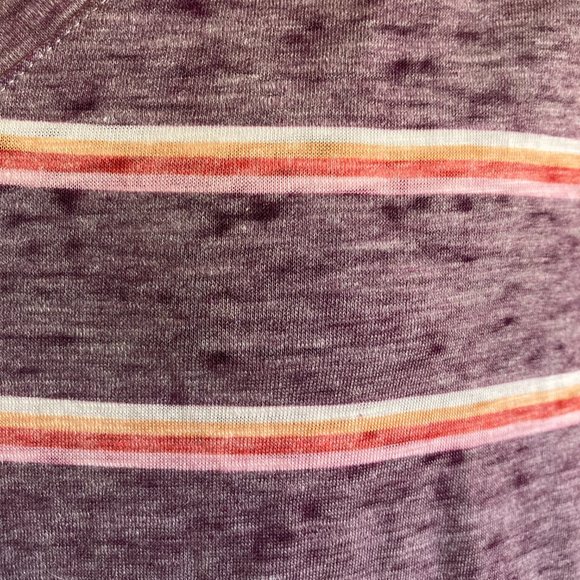 Mudd Burnout Roadtrip Striped T-shirt - Picture 3 of 5